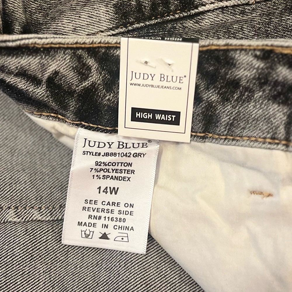 NWT Judy Blue High Waist Western Side Seam & Coin Pocket Bootcut Denim Jeans - Picture 8 of 16